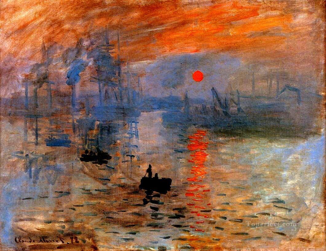 Impression Sunrise Claude Monet Oil Paintings